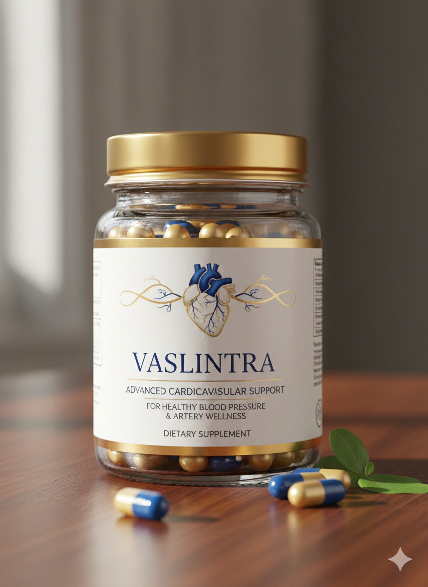 Vaslintra dietary supplement bottle